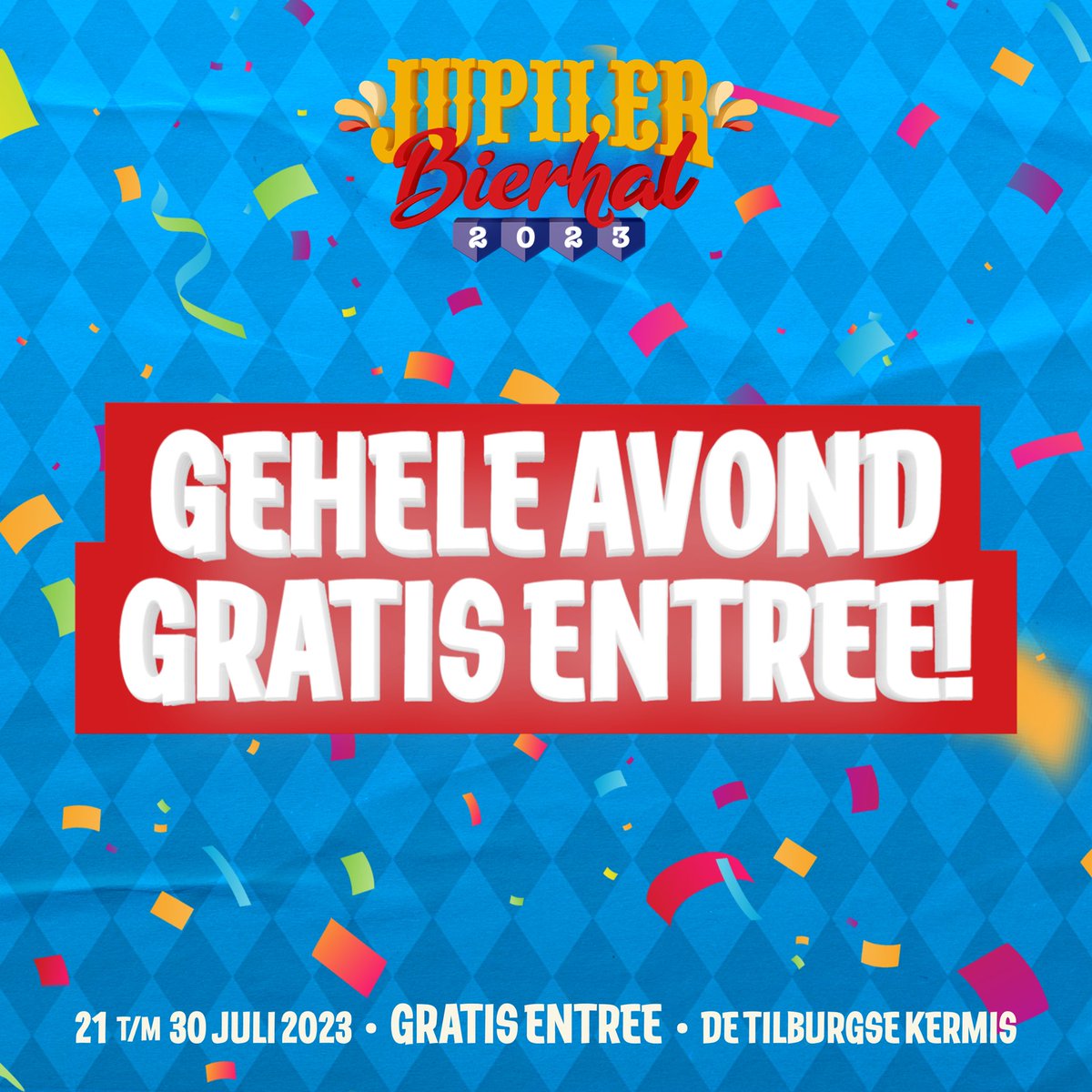 Vanavond 20:00 uur is het eindelijk zo ver! De Jupiler Bierhal trapt de allereerste avond af met niemand minder dan Tino Martin, John de Bever, Ammar Bozoglu, Frank Smeekens en DJ Coenio! Leeftijd is 18+ en de entree is helemaal gratis. Komen jullie ook vanaf 20:00 uur feesten?