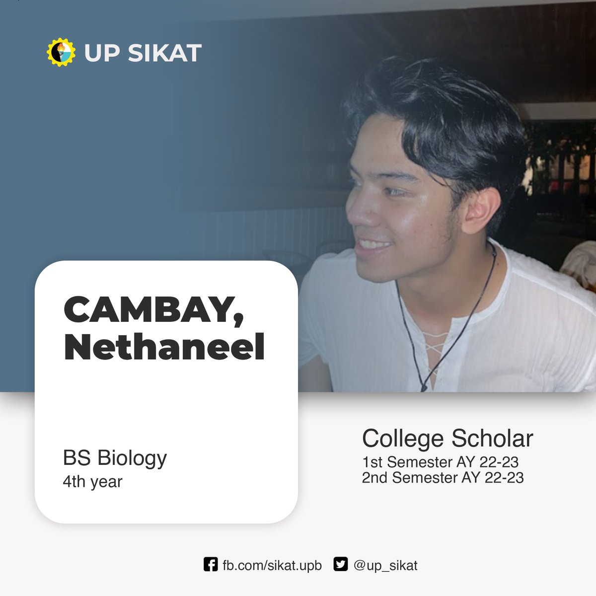 UP_SIKAT's tweet photo. Narito ang mga mag-aaral na ipinamalas ang kanilang talino at itinanghal bilang mga College Scholars at University Scholars!

Pagpupugay para sa mga siyentista ng bayan! Padayon! 🌻

#UPSIKAT https://t.co/eND9lCJvsH