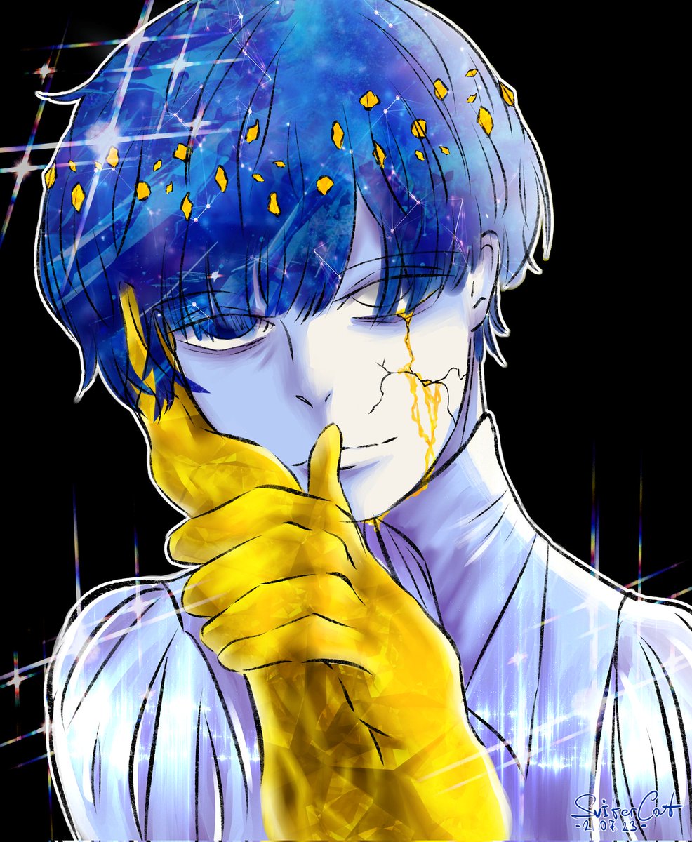 SviterC's tweet photo. #fanart 
#kawaii #phosphophyllite #фосфофиллит #houseki_no_kuni #housekinokuni #lapis_lazuli #art #artist #sketch #sketchart  #sketchbook https://t.co/9R7NF0h0i4