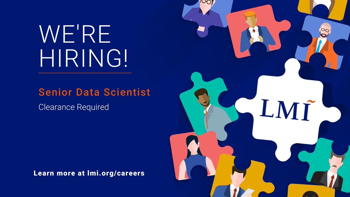 We're #Hiring! Senior Data Scientist: hubs.ly/Q01Yrh_Z0 Explore all openings: hubs.ly/Q01YqWZz0 #Apply #Careers