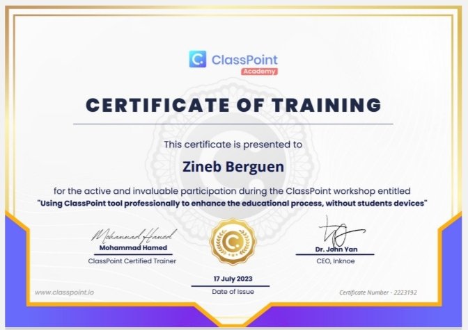 BerguZineb's tweet photo. Thanks@Classpoint
#ClasspointMENA https://t.co/AY8hhNXtFS