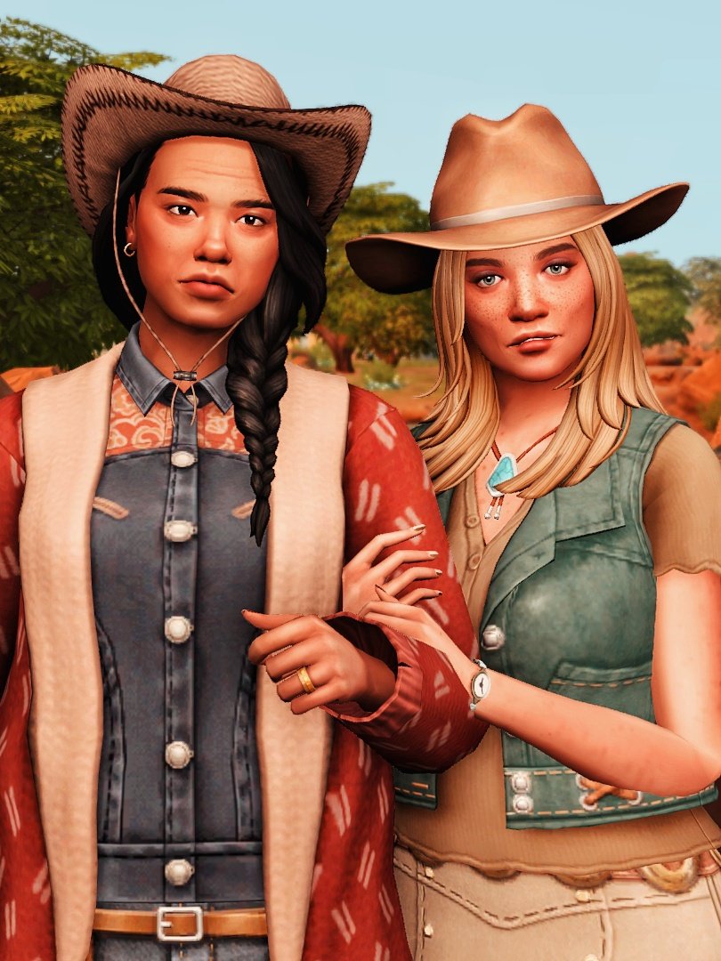 Rosamund Oaks is the mayor of Chestnut Ridge. She's a dedicated leader committed to shaping a thriving community. Alongside her stands Dorothea, her wife and a local comedian. They both love horses and that's what got them together 💚

#ShowUsYourSims #HorseRanch