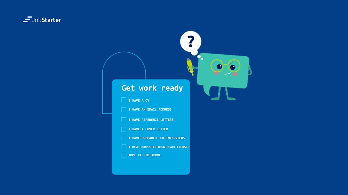 JobStarterSA's tweet image. Get Work-Ready Today! ✔️

✅ CV 
✅ Email 
✅ References 
✅ Cover Letter 
✅ Interview Prep 
✅ Work-Ready Courses

Missing something? No worries! Sign up at jobstarter.org.za for our course to get work ready 💼🌟

#JobStarter #GetHired #WorkReady #Jobseekers