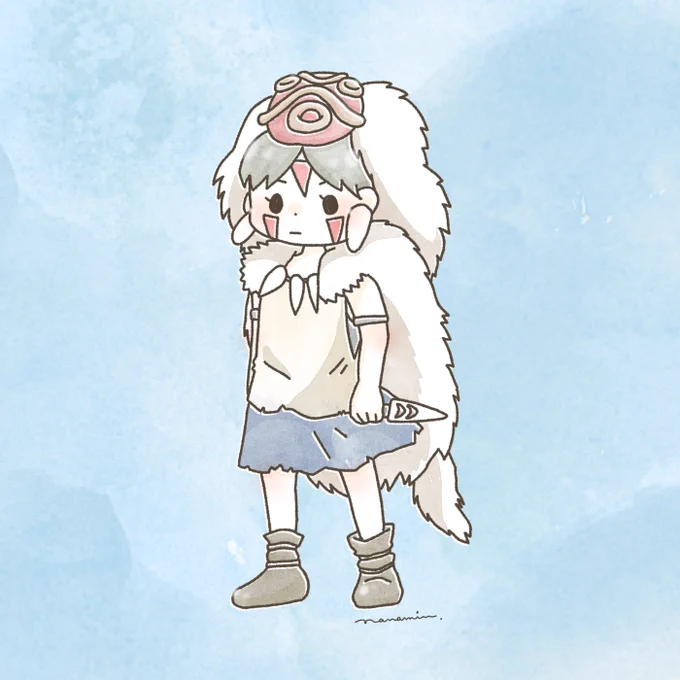 #金曜ロードショー 、  #もののけ姫   見ております