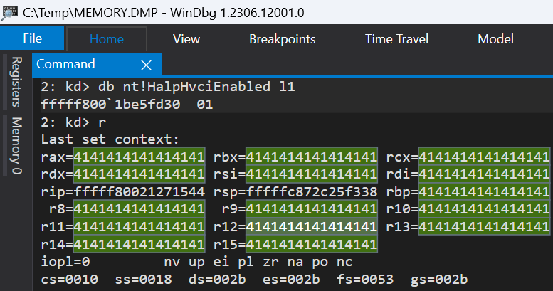 Another one confirmed to be a real issue too (arbitrary kernel-mode code exec under HVCI) :)