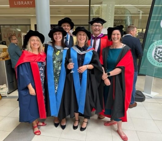 Celebrating <a href="/UoEAPEx/">APEx (also on Blue Sky)</a> <a href="/uniofexeHLS/">University of Exeter Faculty of Health & Life Sci</a> <a href="/ExeterMed/">Exeter Med School</a> PhDs today - congratulations <a href="/J0_Butterworth/">Jo Butterworth</a> and Nikki!! 🥂