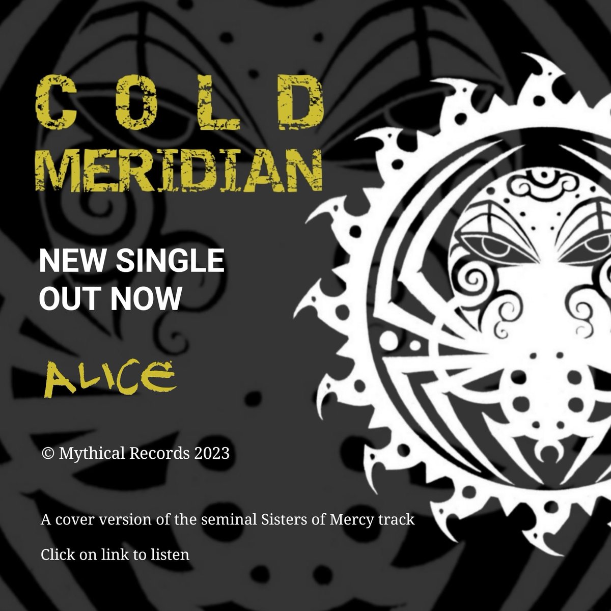 New Single Out Now
Our cover of The Sisters of Mercy track "Alice" available on all streaming platforms via distrokid and Mythical Records. Stay Dark! open.spotify.com/track/42lN6B5W…
