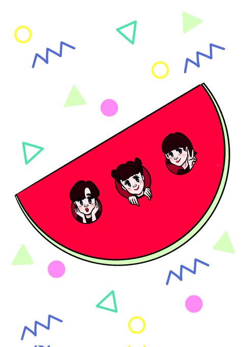 「multiple girls watermelon」 illustration images(Latest)