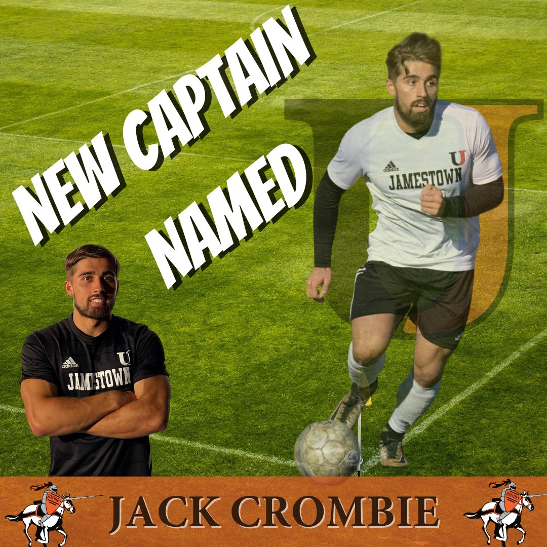 UJMSoccer's tweet photo. We are excited to announce Jack Crombie as a captain for the fall! The second year player will be joining returning captain Jacob Holtz in leading the team. He embodies what we want our program to be about going forward and is a big part of our future!
#ujmsoccer #jimmiepride https://t.co/vJsHMBm2Zx