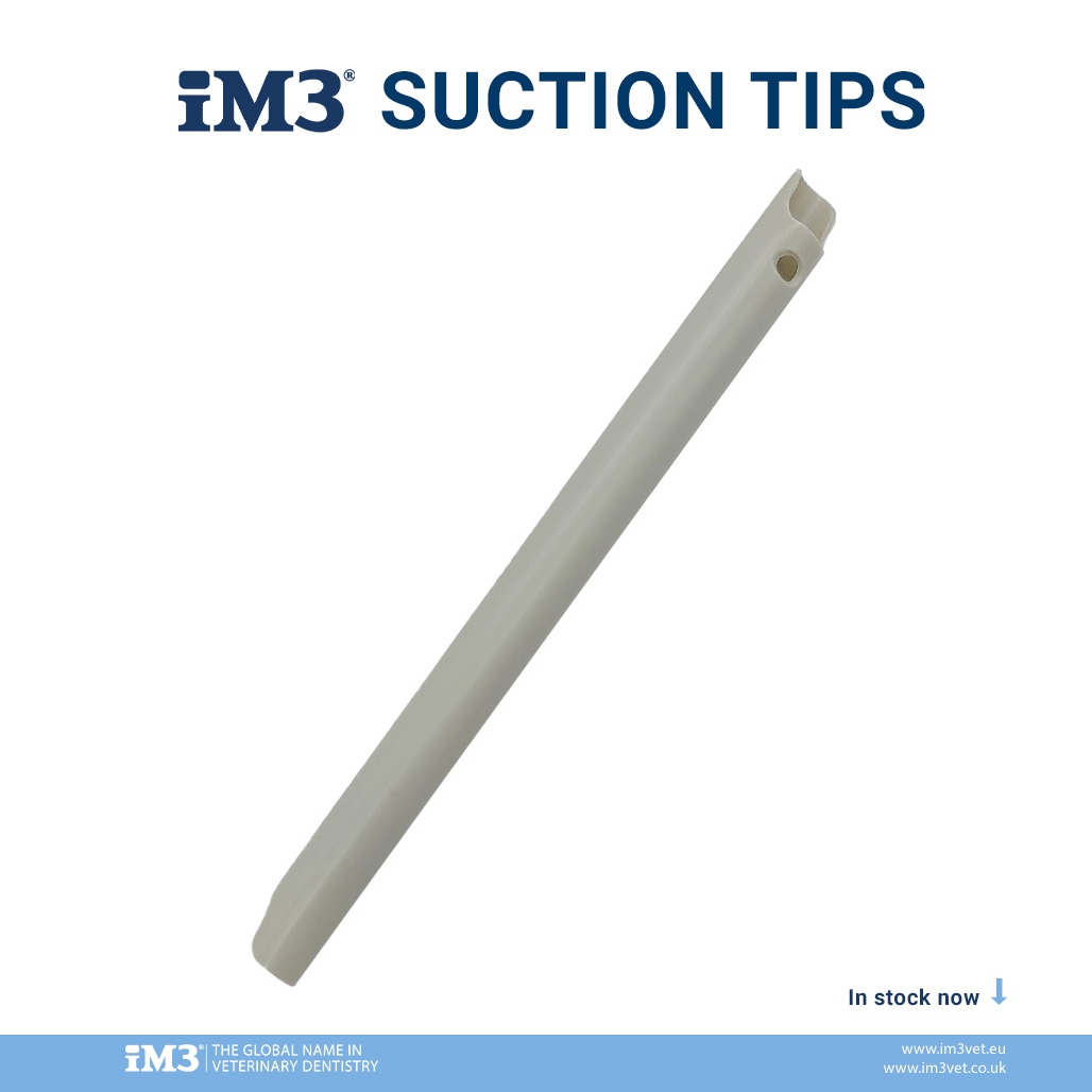 Thick aperture suction tips for iM3 Dental Units.⁠ ⁠ 🗣️We are updating our online stores with new products on a daily basis. register today at 💻️ im3vet.eu⁠ or im3vet.co.uk⁠ for exclusive content. 🐕️⁠