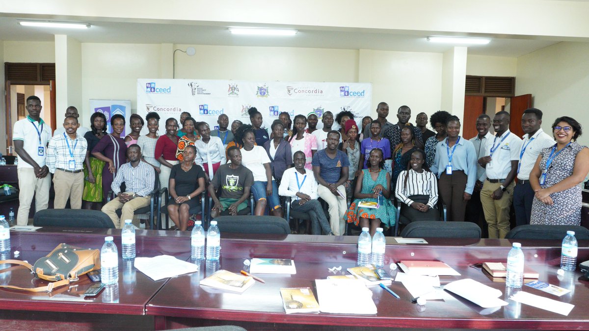 CEEDConcordia's tweet photo. Featured is day 1 of CEED’s YEP (Youth Entrepreneurship Program) training! 🥳

Within our 3-day YEP training program in Gulu, Uganda our interns work to identify, train and support 38 selected young entrepreneurs within 13 businesses 💼📚

#ceedlings23 #shotsfromgulu #ceedinterns https://t.co/zXA5yf08UE