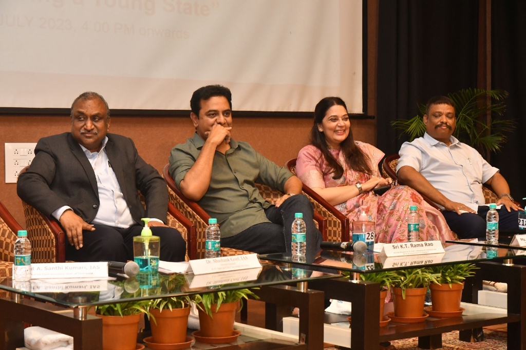Some thoughts you left us with <a href="/KTRBRS/">KTR</a> <a href="/KTRoffice/">Office of KTR</a> at the 2nd Edition of Abhay Tripathi Memorial Lecture:

 “Challenges of being a young state”

 Picture by Nagara Gopal of The Hindu.
