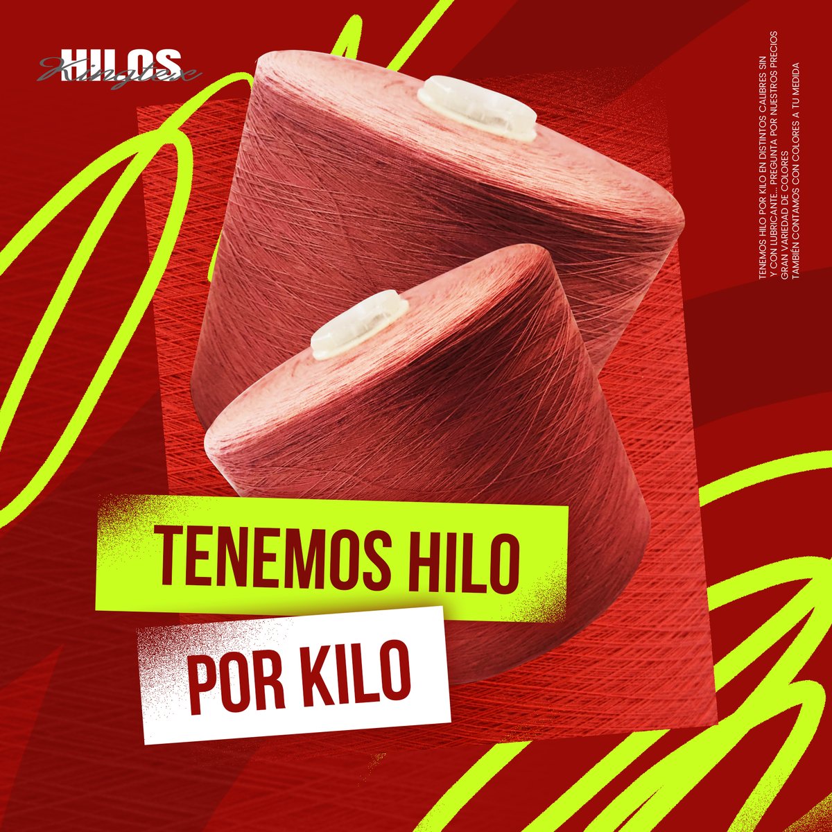 HilosKingtex's tweet photo. 🔵Tenemos Hilo por Kilo en distintos calibres sin y con lubricante... Pregunta por nuestros precios...

Gran variedad de colores
También contamos con colores a tu medida

👉 𝑯𝑰𝑳𝑶𝑺 𝑲𝑰𝑵𝑮𝑻𝑬𝑿
𝑰𝑫𝑬𝑨𝑳 𝑷𝑨𝑹𝑨 𝑻𝑶𝑫𝑶 𝑻𝑰𝑷𝑶 𝑫𝑬 𝑷𝑹𝑬𝑵𝑫𝑨𝑺 https://t.co/Mk7DfW0dsg