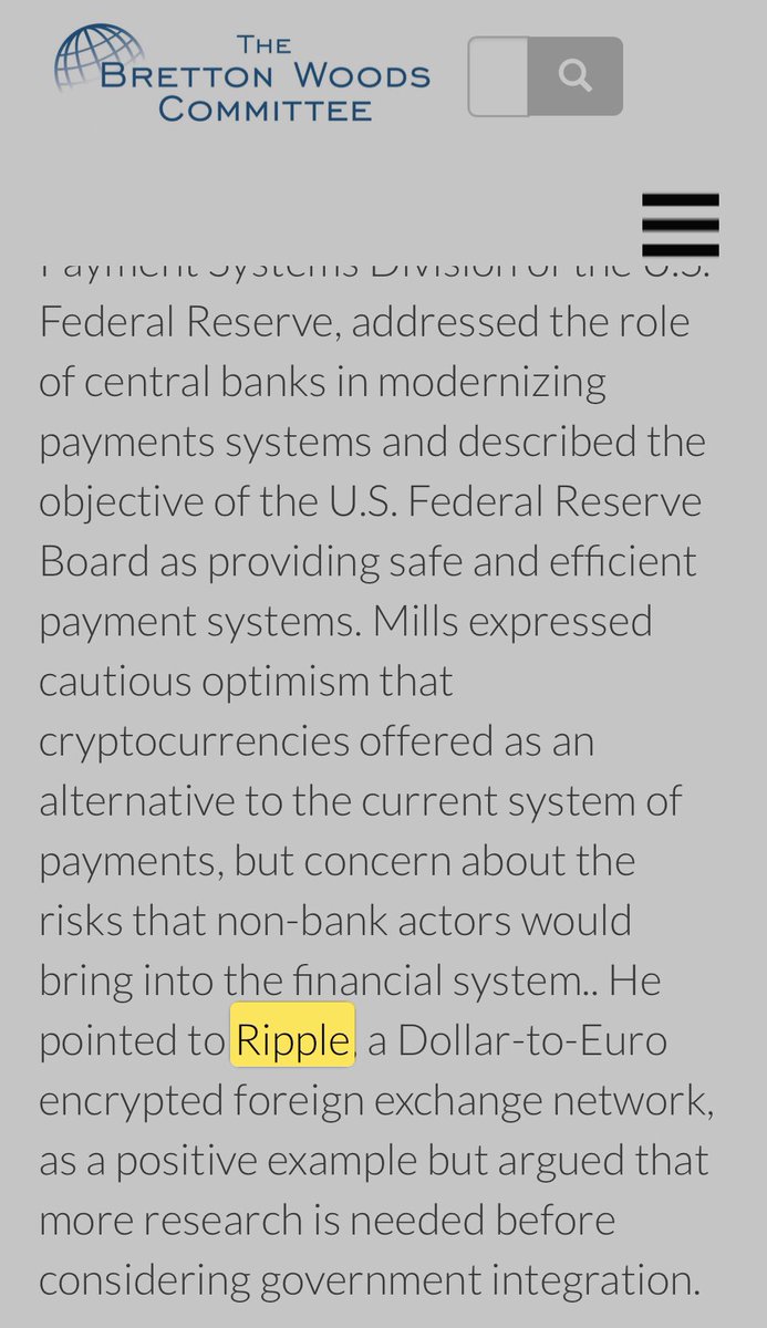 MrManXRP's tweet photo. Bretton woods conference 2022.
In the Bretton woods address to crypto they named Ripple as an alternative to the current system. https://t.co/itdgorK0Fd