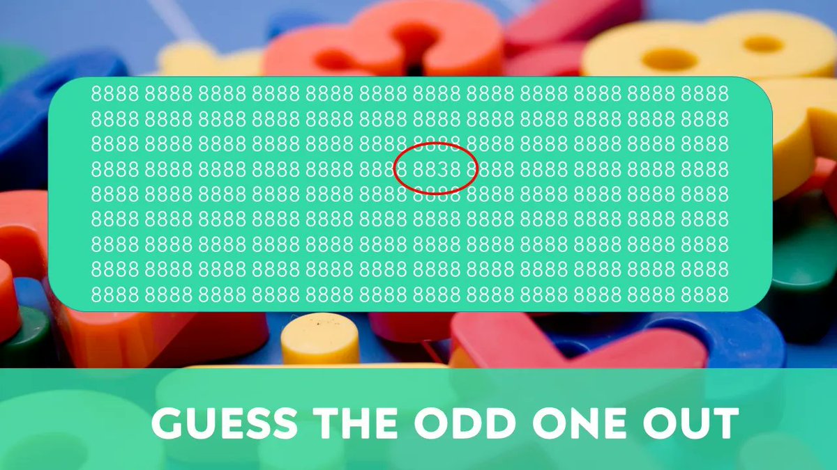 _quiztoday's tweet photo. Test your #eyes and find the #odd #number in this 'Spot the Difference #Game'. #Share the #result of the #quiz in the #comment #section. Do you hit a #score of 18, 19 or even 20 correct puzzles within 5 #seconds? Enjoy! LINK IN BIO https://t.co/dJ4lj2KByA