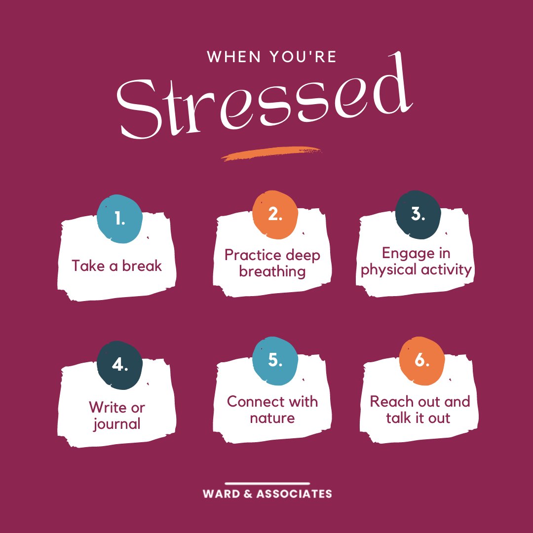 WardPsychology's tweet photo. In a fast-paced world, stress can creep into our lives. But amidst the chaos, we hold the power to take charge of our well-being and cultivate a sense of calm. Today, we share these tips to manage stress and nurture our inner balance.

https://t.co/JNedyBrOCk #mentalhealth https://t.co/ukBcrsN7XT