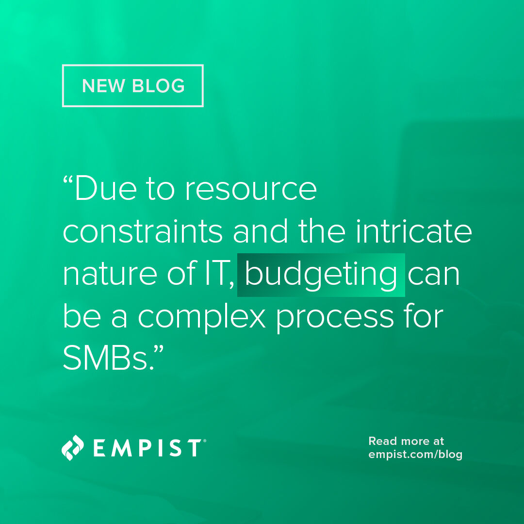 Empist's tweet image. Optimizing your #ITBudget can turbocharge your SMB's growth! Check out these top tips & best practices from @EMPIST to get the most out of your IT investments ๐ผ๐ป๐ #SMBTechTips bit.ly/3O1pA5U
