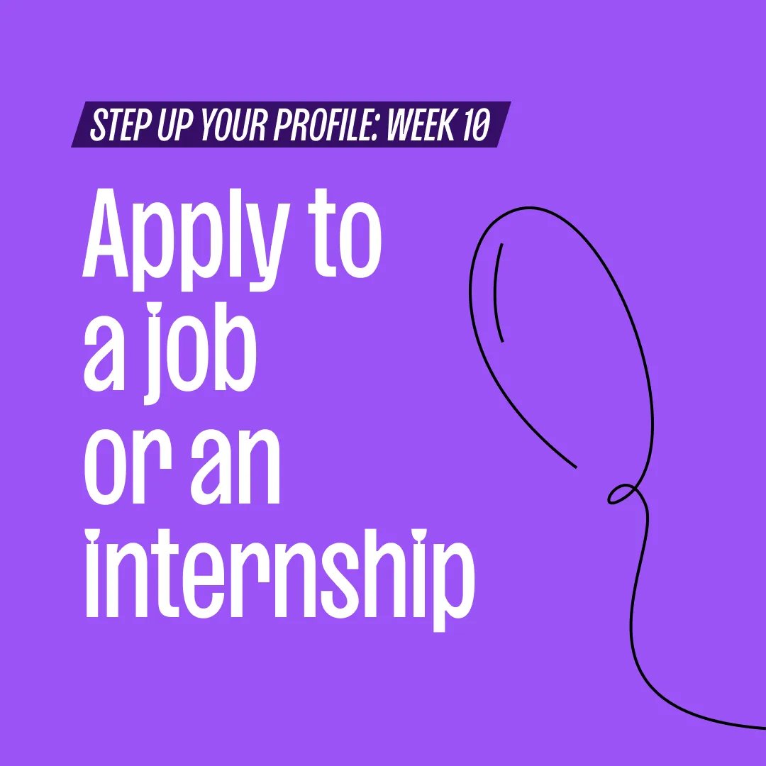 cdcmnsu's tweet image. How is it already the end of our "Step Up Your Profile" challenge? 🤯 Now that you’ve spent these past weeks preparing your #JoinHandshake profile, it’s time to put your newly stepped-up profile to the test. Apply to a job or internship — or several — this week! #MNSU #MavFam
