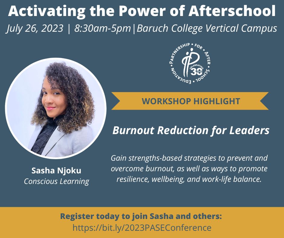 PASEsetter's tweet photo. We're closing the week by sharing our third set of #PASECon23 workshop highlights: join us to learn about grief and bereavement, burnout reduction, change management, and adaptive leadership.
Register today to join us next Wednesday: https://t.co/Jr0sx6R7tR https://t.co/iHhUmZD9Tu