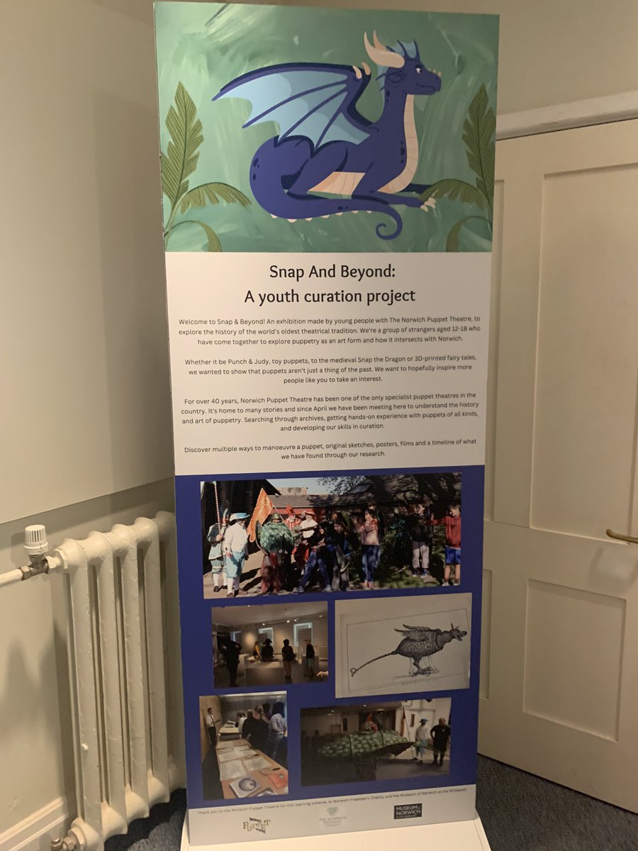 SamWebberCool's tweet image. Thrilled to have launched the ‘Snap &amp;amp; Beyond’ exhibition at @museumofnorwich - curated by a brilliant group of young people through @norwich_puppet

Up to view until Sep 15th - go see it (it’s really good!)