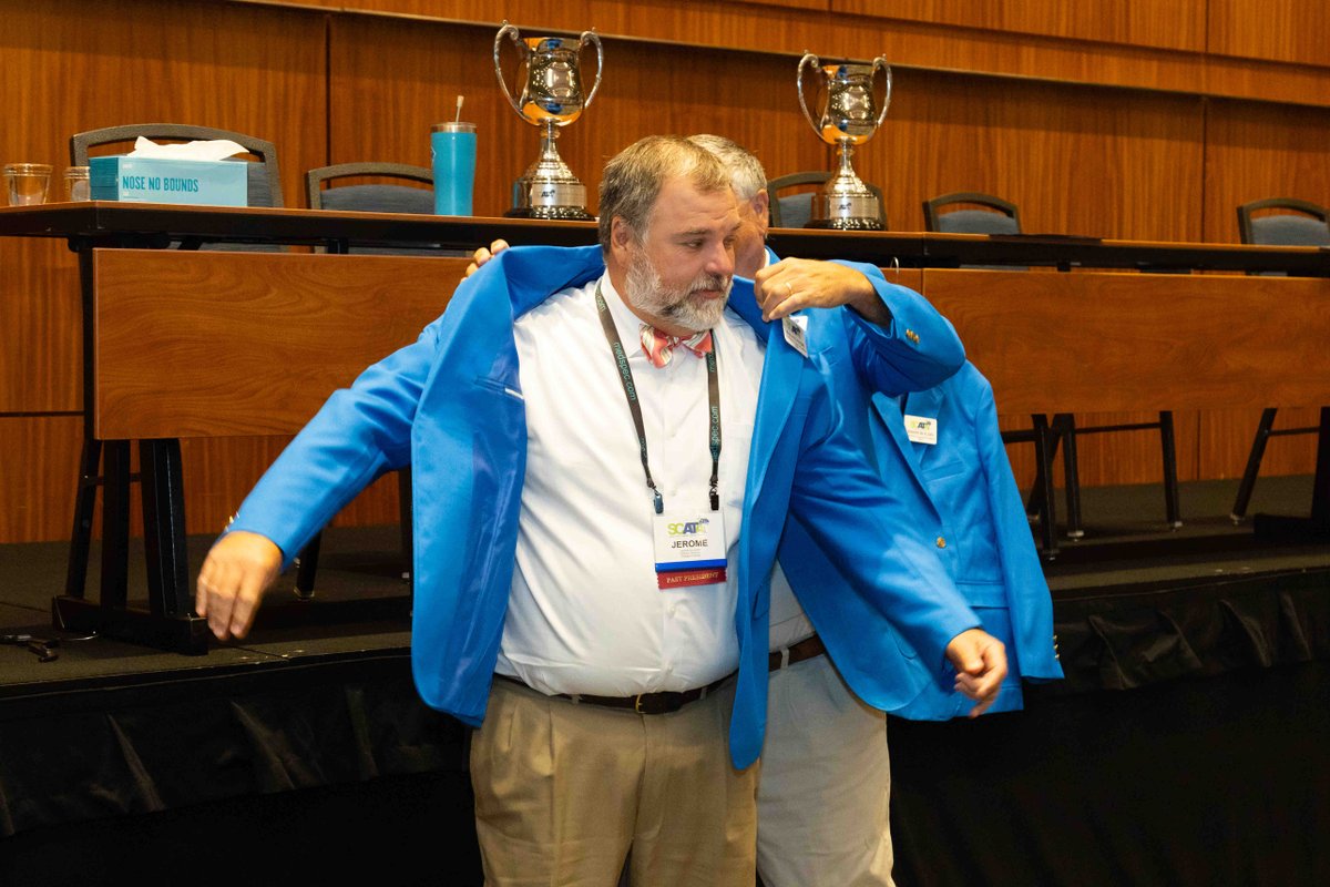Jerome “Raz” Razayeski, 2023 Fred W. Hoover Award of Excellence

Raz was introduced by Donna Bullock and presented with his jacket by Bill Warren during the 2023 SCATA Honors and Awards ceremony. Congratulations Raz!