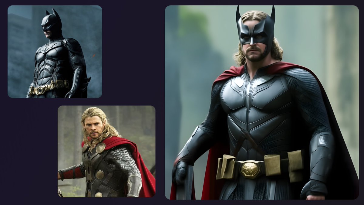 ux_avi's tweet photo. Image-2-Image Blending just got crazier!

I made these crossovers using @Artbreeder without giving a single prompt.

And the best part is you can control the percent of reference to be taken from each image.

#AIArtwork #aiartcommunity #crossover https://t.co/OpTSqQhkxz