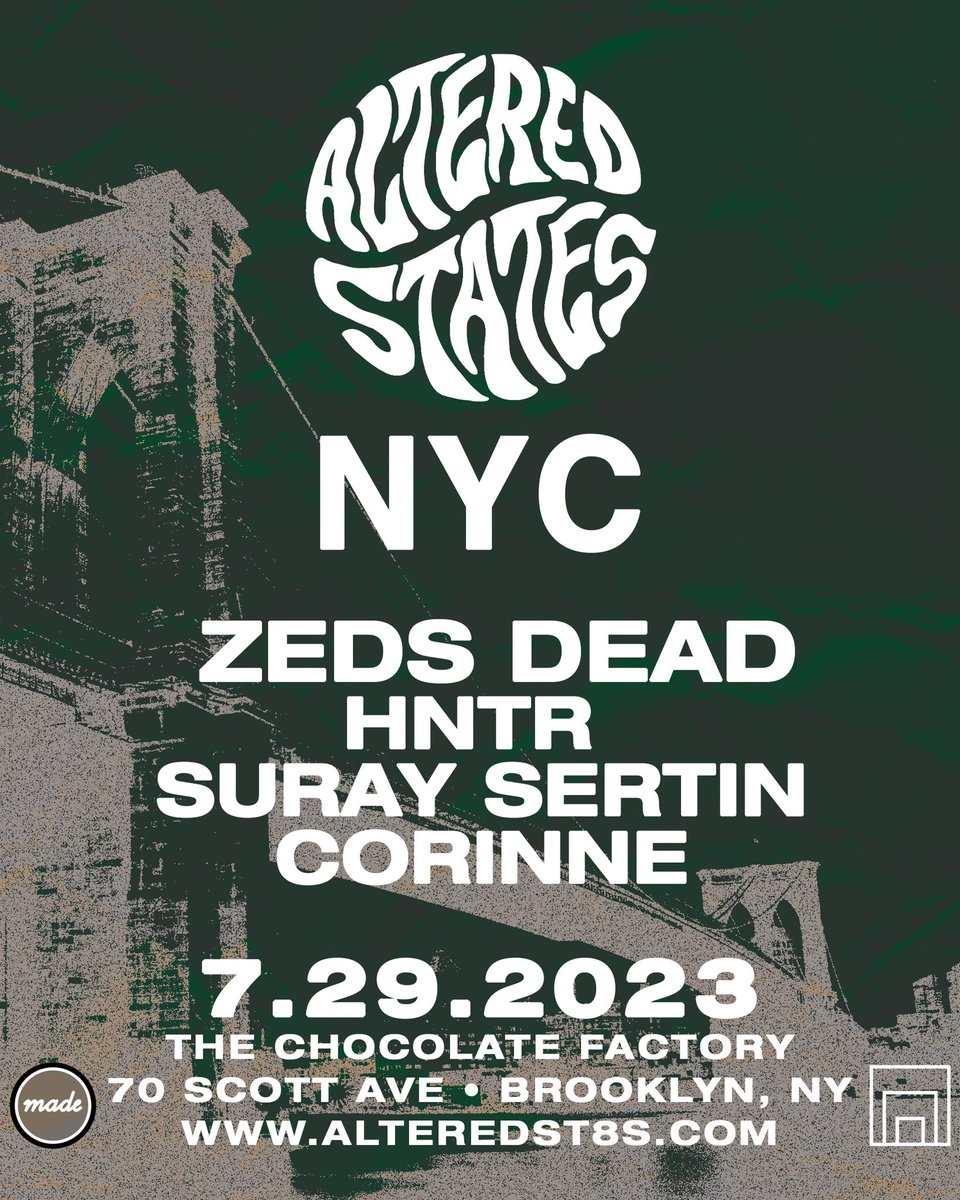 bringing the altered states experience back to nyc for our 2nd year!

tickets onsale at 2pm est ✨🦋