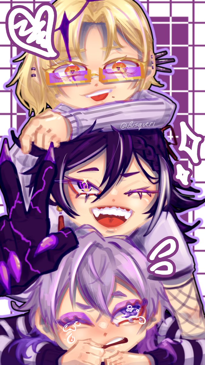 Bisqueri's tweet photo. 💜 Tempurple 💜
🟪Magni, Hakka, Bettel

#MagniOpus #PIHAKKASSO  #Bettelful https://t.co/t2nDkn7TNa