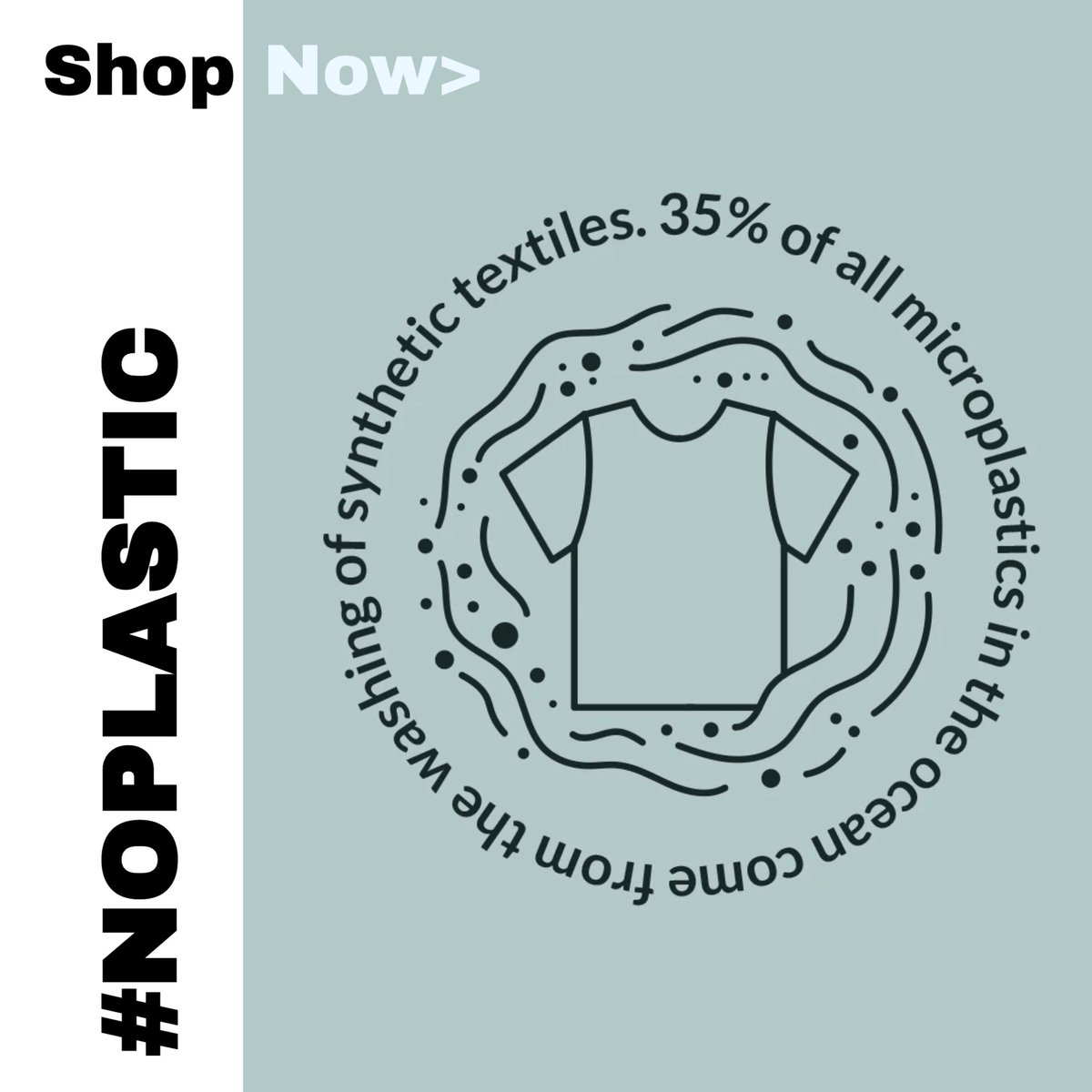 NaturalBanyanT's tweet photo. Polyester does not break down. Each tiny fibre is small enough to be absorbed by plankton and go upwards into our food chains. #Organiccotton, on the other hand, is a biodegradable, natural material. That means no pollution on land or in the sea.  

#noplastic #savetheplanet https://t.co/EQEFSwWtyK