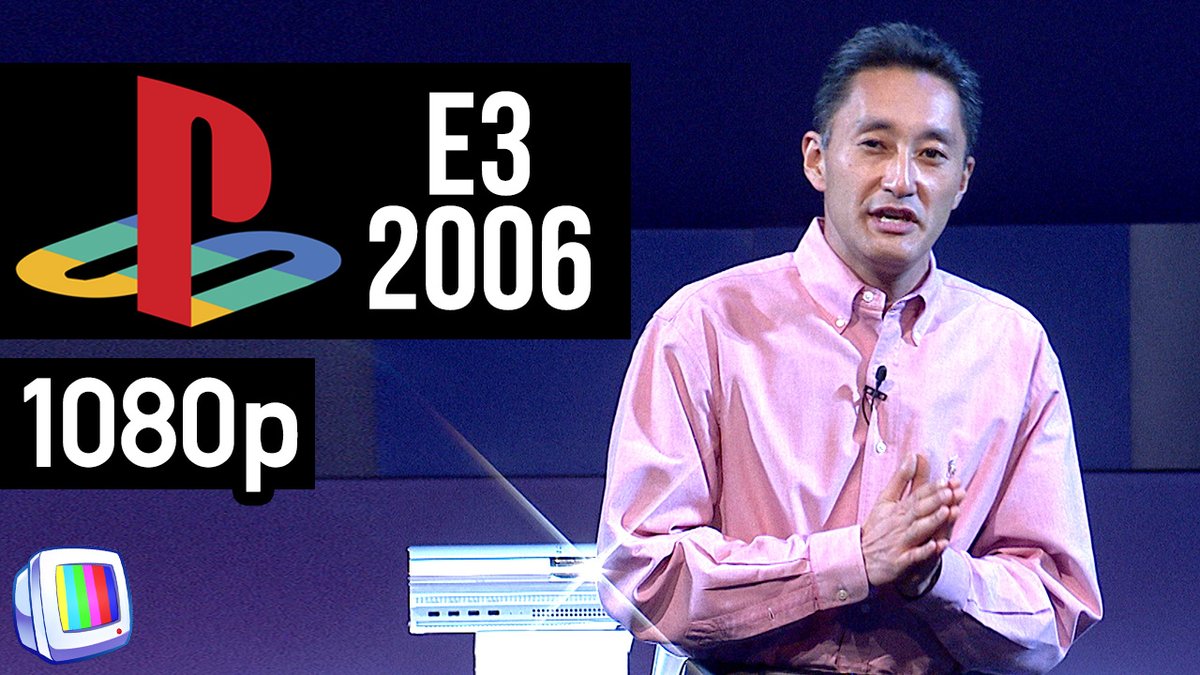 🚨ARCHIVE ANNOUNCEMENT📺

For the first time EVER, the Sony 2006 E3 Press Conference is now available in 1080p. 

Featuring
- "Riiidge Racer"-
- Giant Enemy Crab
- $599
- And a lot of good looking games

Enjoy: 
youtube.com/watch?v=jaWptX…
