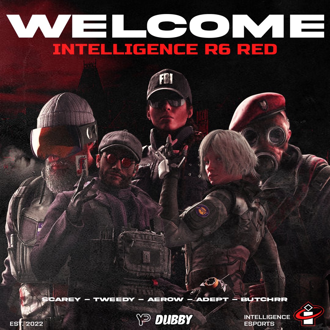 INTL_GG's tweet photo. Better late than never 😅

We would like to welcome our second R6 roster, INTELLIGENCE R6 Red! 

@KidScarey
@adeptFTP
@butchrrR6
@AerowR6S
@tweedyR6

We cant wait to see how they perform as a team! 🔥

#intelligencewithin #INTLFam https://t.co/frhSwb4gUd