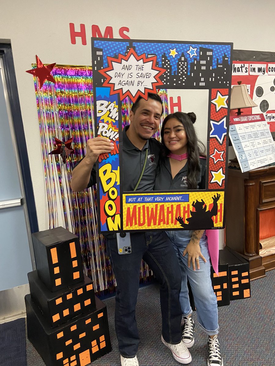 ASan_DAEP_SCONN's tweet photo. HMS Superheroes #ClintISD100 #HMS Hawks @HMSHAWKS_CISD @rruiz9900 @vasq_jc https://t.co/mgHDBBKTMn