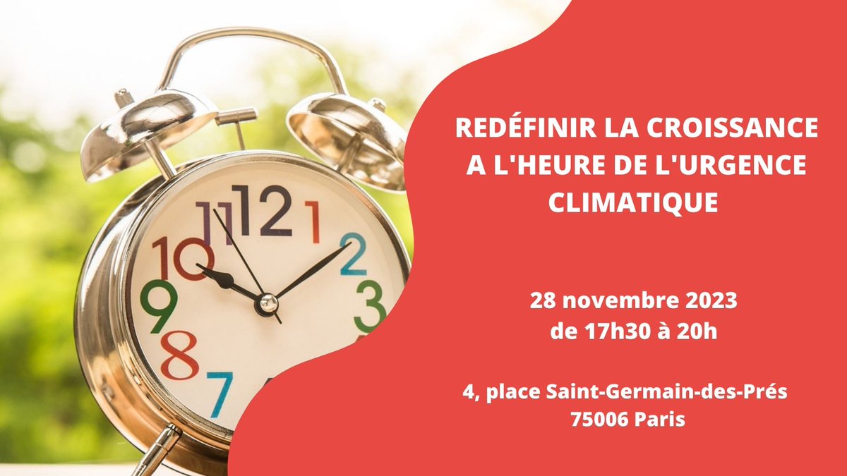 ACADI_fr's tweet photo. 📆mardi 28 novembre 2023 ⌚17h30 🏢Hôtel de l'Industrie, Paris 6ème
Redéfinir la croissance à l'heure de l'urgence climatique ?
avec @FBonnifet et @PoitrinalG,
par @ACADI_fr, @c3_d et @IndustrieFrance
S'inscrire 👉 https://t.co/uHzbXwp6GZ https://t.co/POd0c1Gnjj
