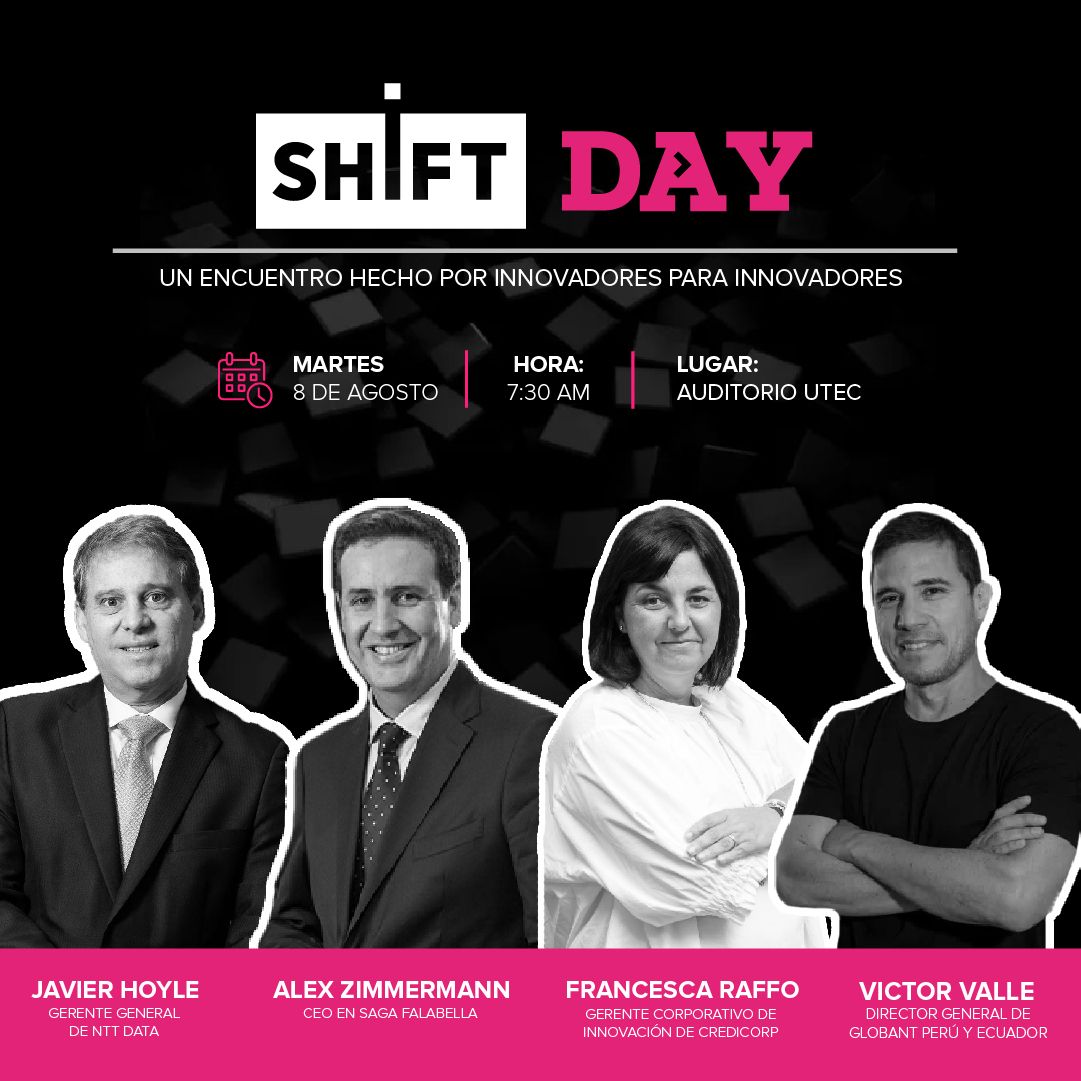 ¡Innovar no es solo pensar fuera de la caja!

En este evento conoceremos: 
✅ La visión de CEOs sobre innovación y adopción tecnológica para potenciar sus negocios.
✅ 4 iniciativas de innovación que han generado un impacto en sus organizaciones.

🎟lnkd.in/emXDqjF7