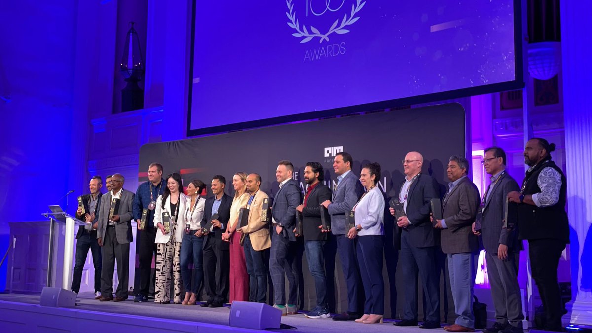 Genpact's tweet image. Congrats to all the recipients of the #AI 100 awards at #MachineCon. 🏆🎉