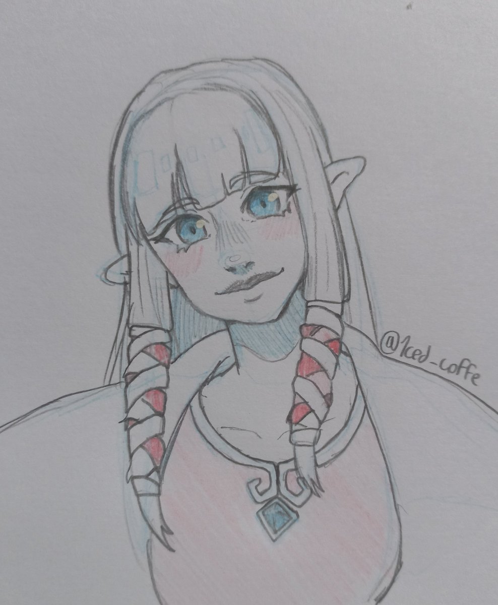 1ced_coffe's tweet image. I miss Skyward Sword Zelda do much ;;;