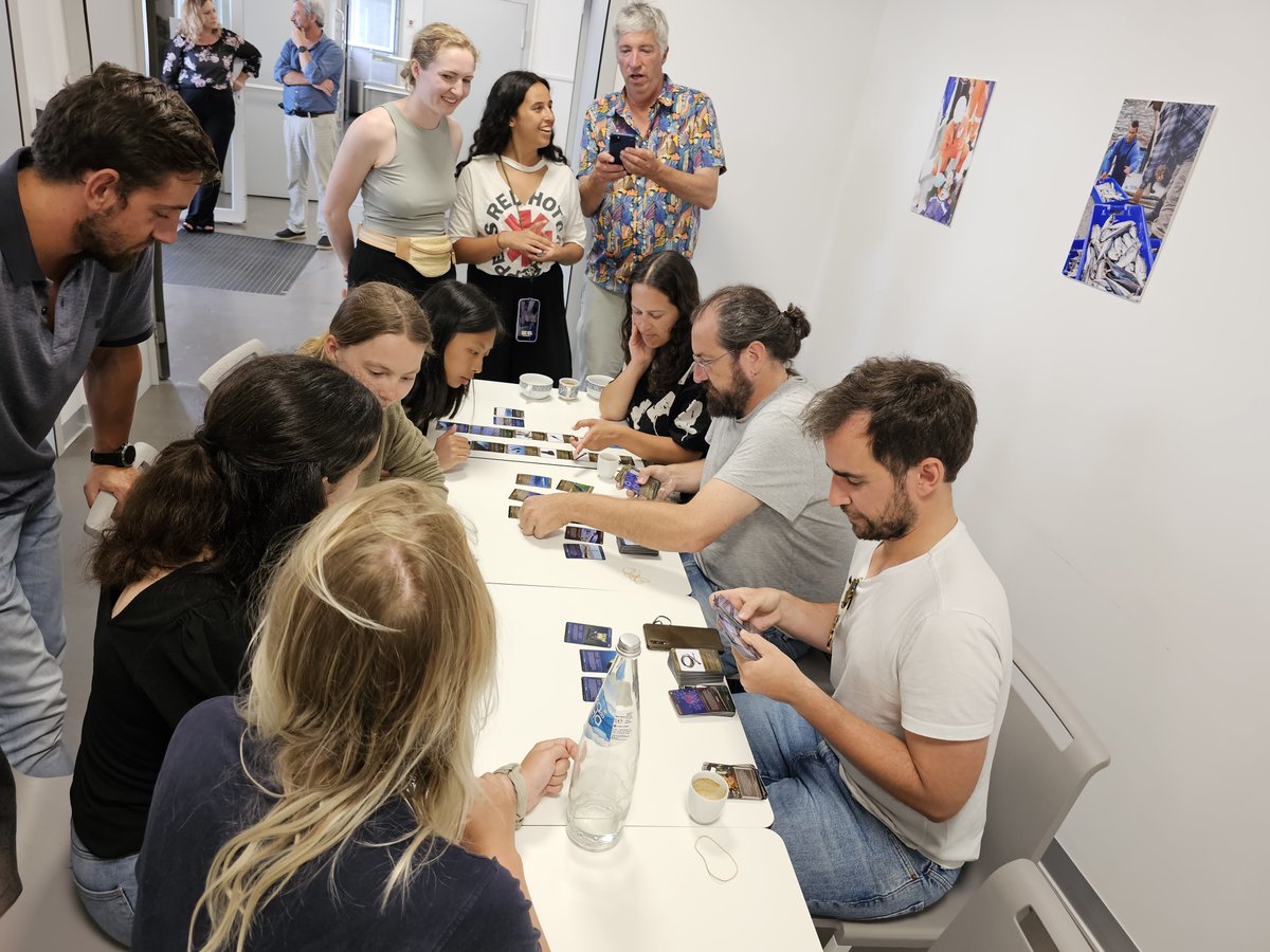 DAY 10:  The final day of the #marinerobotics #summerschool (1/2)
During the last 2 weeks, students played a SeaLab card game as teams of marine scientists and engineers exploring the depths of the ocean in order to present a solution to an oceanographic phenomenon.