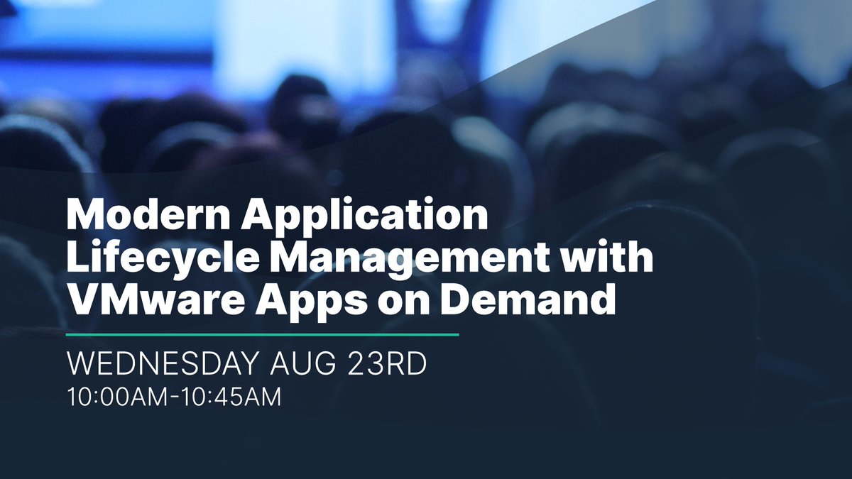 WorkspaceDNA's tweet photo. Join @samit_halvadia, @JeffUlatoski, & Joe Cooper on stage at VMware Explore Vegas 2023 on Wednesday, Aug 23 from 10:00 AM - 10:45 AM
Samit's Session:
https://t.co/y9ipF5z5Zg
#AutomateAllTheThings #VMwareExplore2023 #AppsOnDemand https://t.co/ZnwSsuZS2u