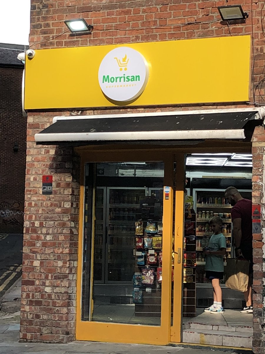 elon_guy's tweet photo. Thought Morrisons had expanded into tiny corner shoppery but then..,@NoContextBrits https://t.co/ZMd68WylG6