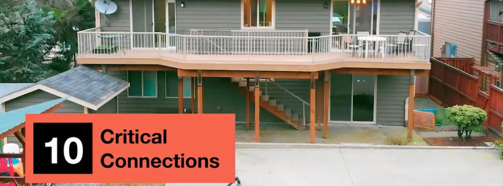 Sequoiaoutback's tweet photo. Do you know the 10 critical connections for building a safe, strong deck? #DeckBuilder #StrongTie @strongtie
https://t.co/ZXBZDrB2so https://t.co/D4qxJJkimY