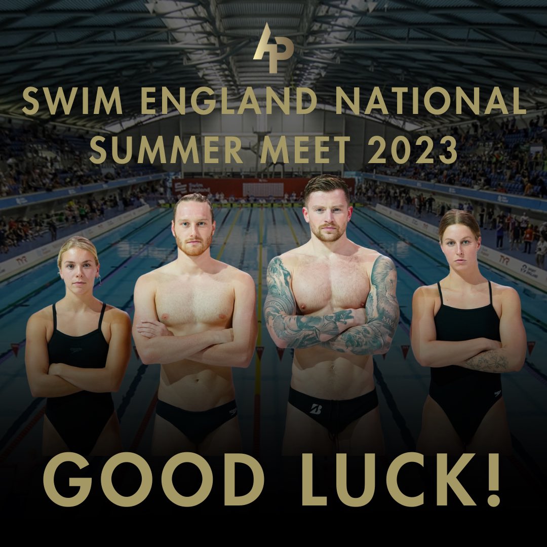 Good luck to everyone racing in Sheffield over the next 2 weeks at the British Summer Championships and the Swim England Summer National Championships!🥇🔥 #BetterThanYesterday