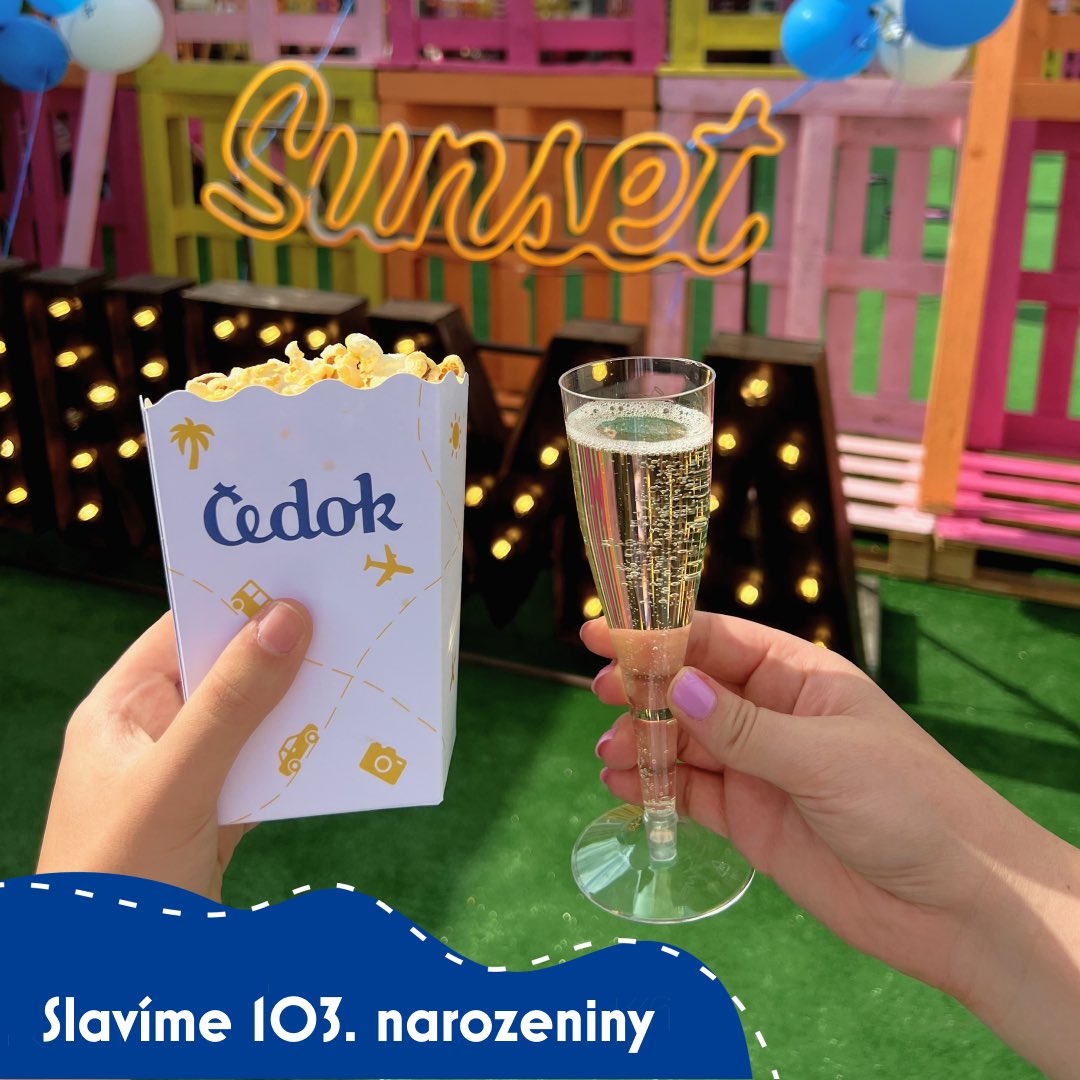 CKCEDOK's tweet photo. Společně 1️⃣0️⃣3️⃣ let na cestách! 🥳

Je nám přes stovku, pamatujeme důležité okamžiky v cestovním ruchu i v dějinách, ale ty nové zážitky zase píšeme spolu. Děkujeme, že vám můžeme plnit cestovatelské sny a budeme i dál. 🌎  

#cedok #cedokino #cedokslavi https://t.co/lfC3yGG99W