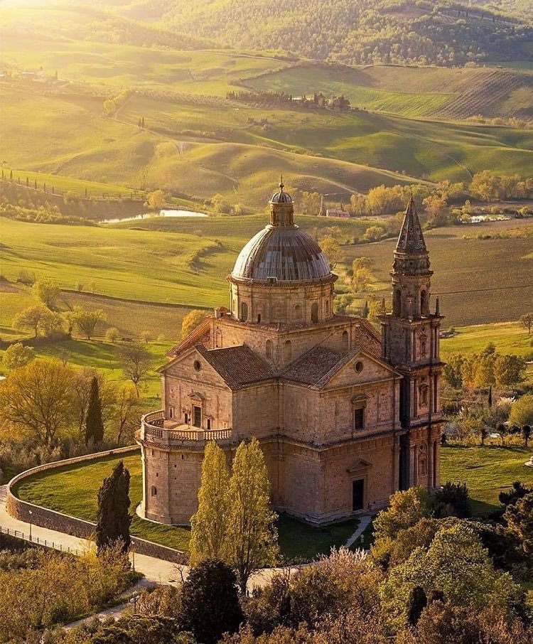 Saint Biagio Church, Montepulciano, Siena. Tuscany, Italy.