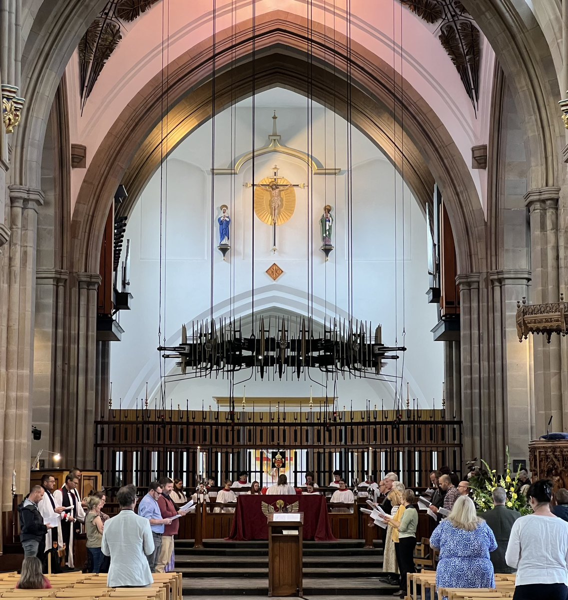 Special Farewell Evening Prayer @cofelancs this evening for Rev. Nick McKee @nickjmckee as he prepares to become Director of Ministry for @churchofengland with thanksgiving sermon by @BpBlackburn @bbcathedral @JillLCDuff @samcheesman @CottrellStephen @JustinWelby @John_Bingham