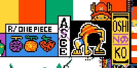 pixel war 2023 one piece