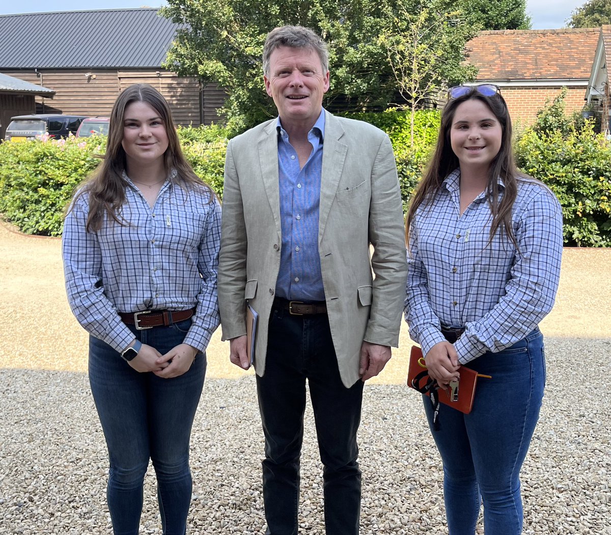 This morning my sister and I were invited to meet with <a href="/RichardHRBenyon/">Richard Benyon</a> . 
We gained some interesting insights into the most challenging topics that farmers face.  

“As a minister we follow the science” 

There are certainly a few interesting developments coming for agricultural