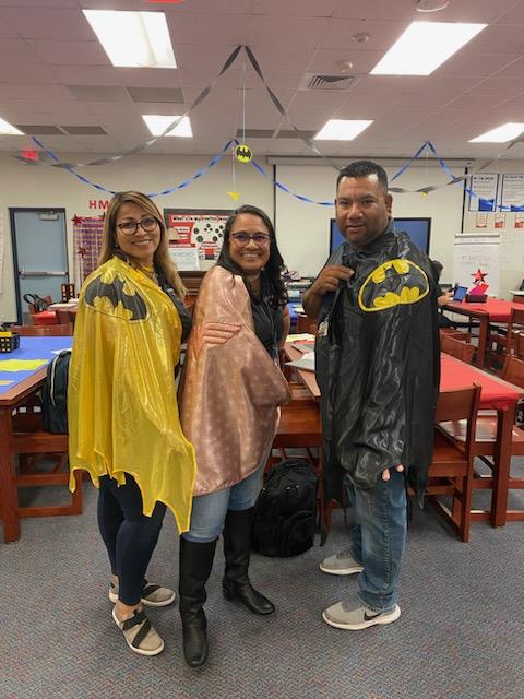 vasq_jc's tweet photo. HMS Admin superheroes! The Mission: grow tomorrow's leaders! #ClintISD100 #HMSHawks https://t.co/rSol6ukHVX