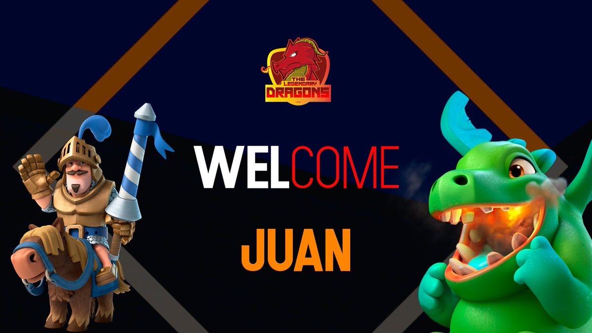 🟠✍🏻¡Nuevo Fichaje #ClashRoyale !✍🏻🟠

-¡Con gran experiencia en competitivo y gran talento que seguro aportará mucho al equipo,presentamos a.... <a href="/JuanCRplayer/">JuanCRplayer</a> !🐲🏆

-¡¡Bienvenido a tu nueva casa Juan donde esperamos hacer juntos grandes cosas!!👊🏻

#GoDragons🐲💯
