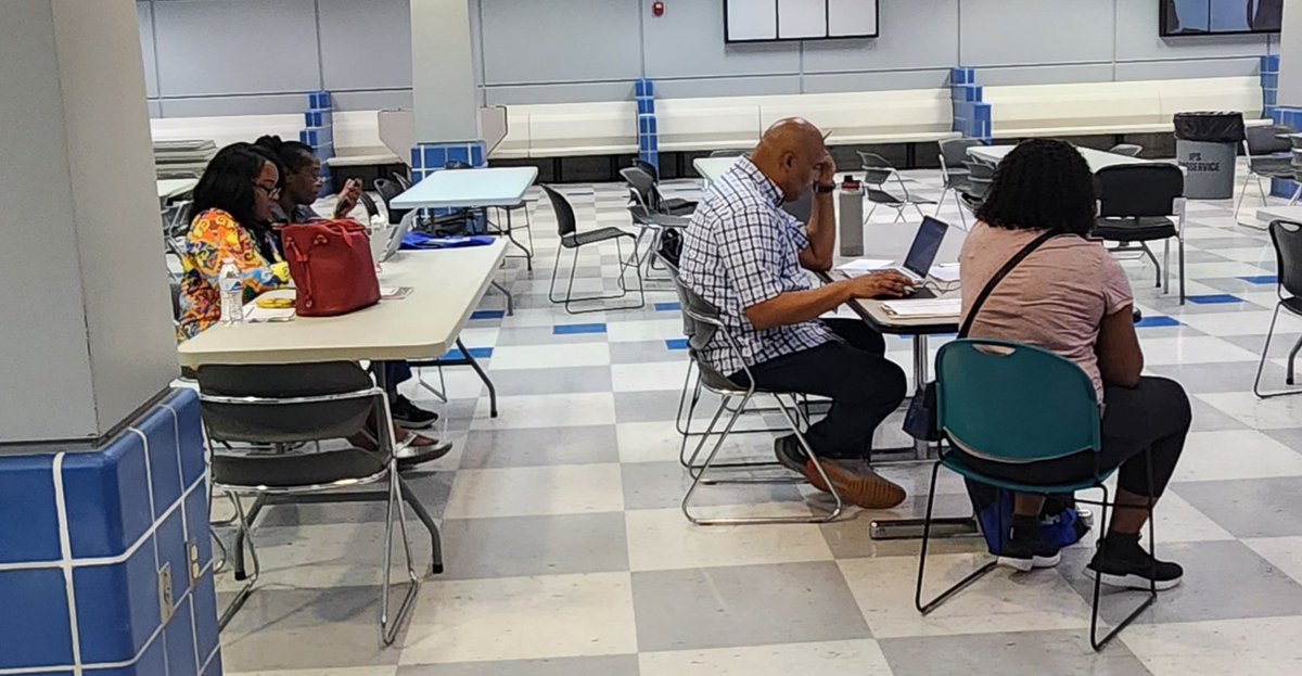 Our middle school math session <a href="/IPSSchools/">IPS</a> new teacher induction was a small but mighty group! Looking forward to working with these educators from Frederick Douglass and Northwest Middle School!