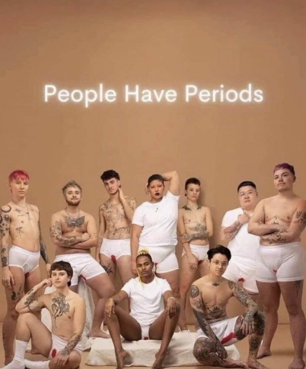 No. Women have periods.